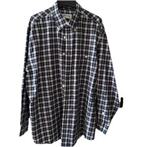 Orvis Men's XL Plaid Button‎ Down Long Sleeve Casual Shirt